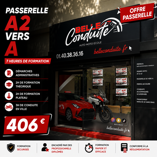 Passerelle Moto A2 vers A